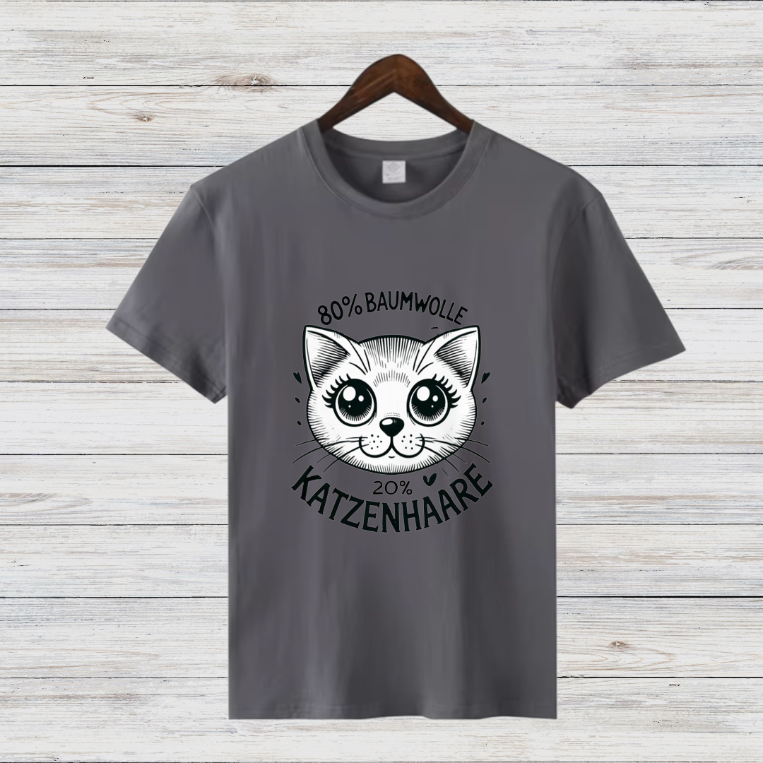 Katzen Stoff T-Shirt
