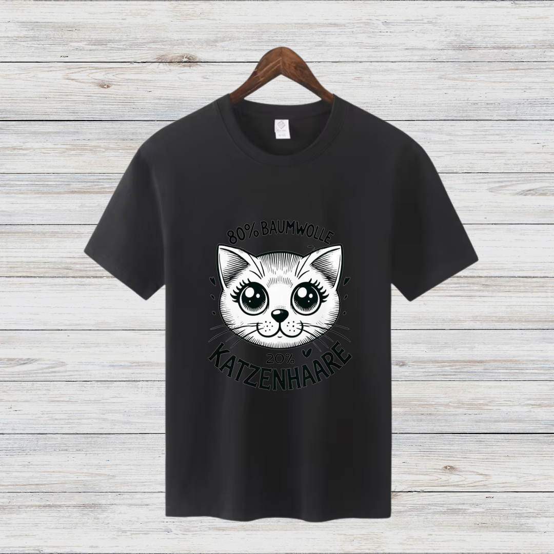 Katzen Stoff T-Shirt