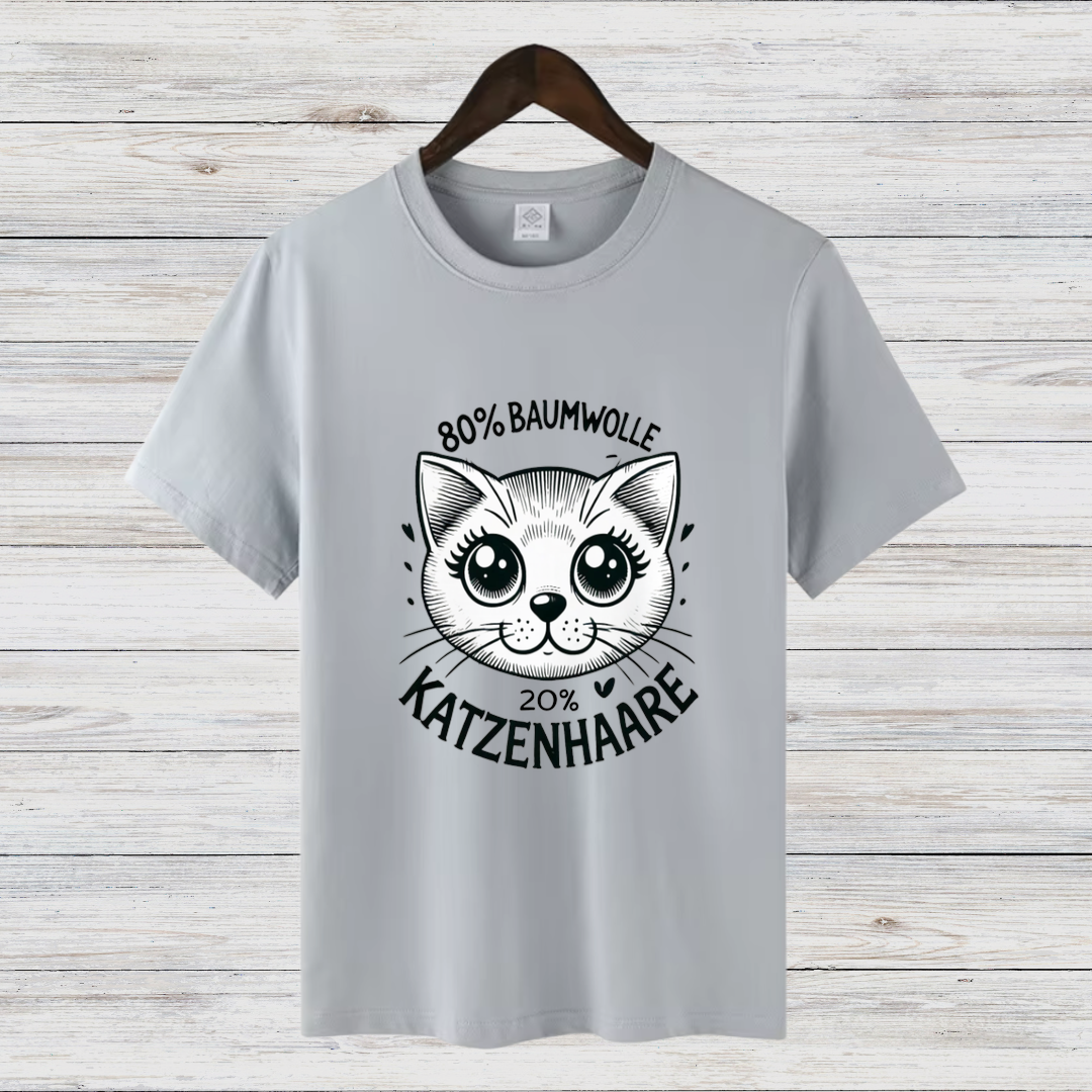 Katzen Stoff T-Shirt