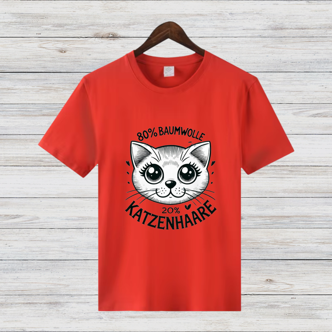Katzen Stoff T-Shirt