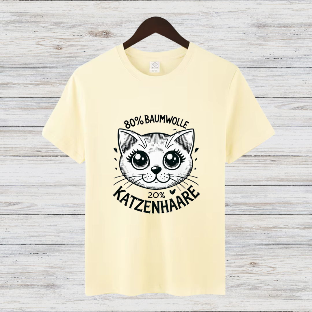 Katzen Stoff T-Shirt
