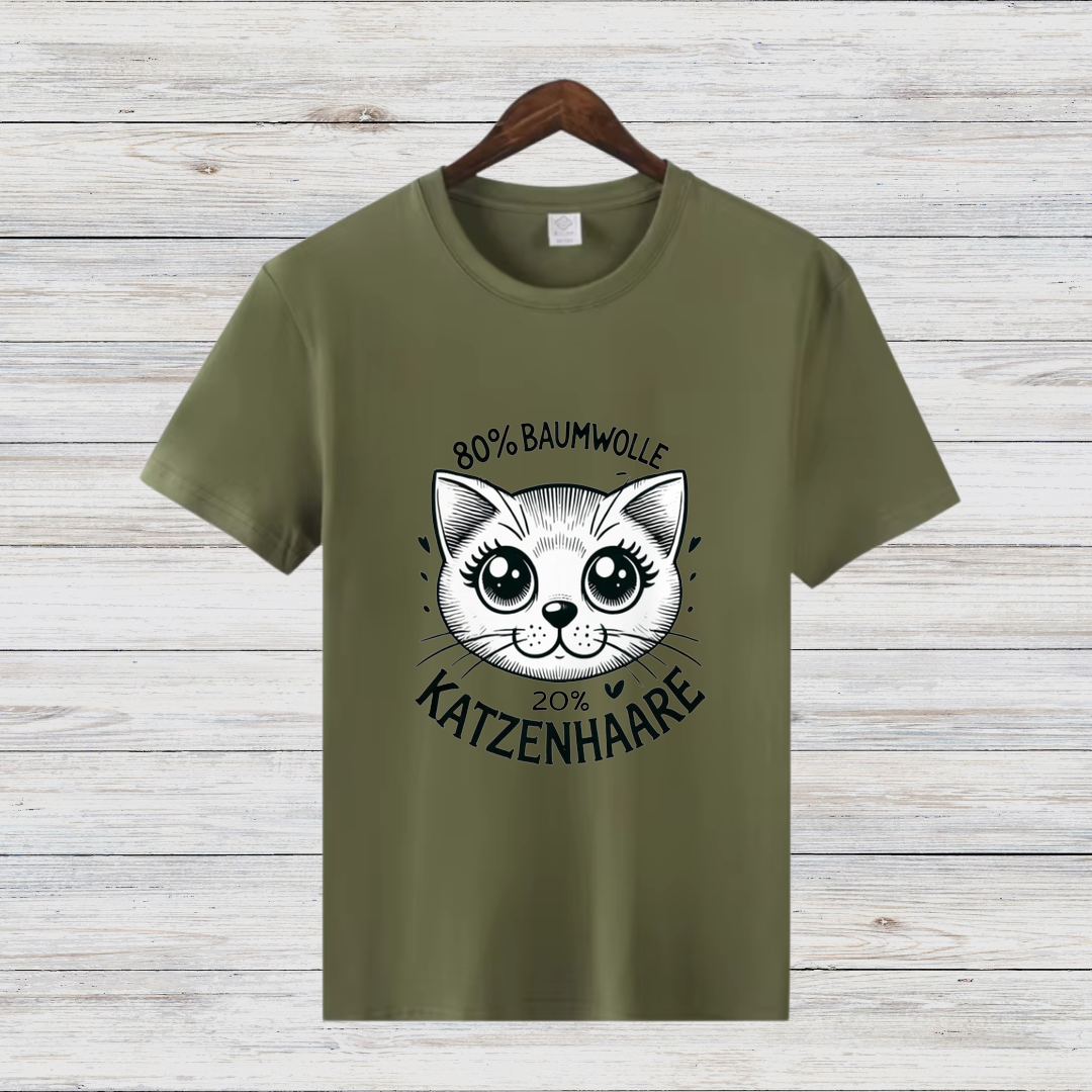 Katzen Stoff T-Shirt
