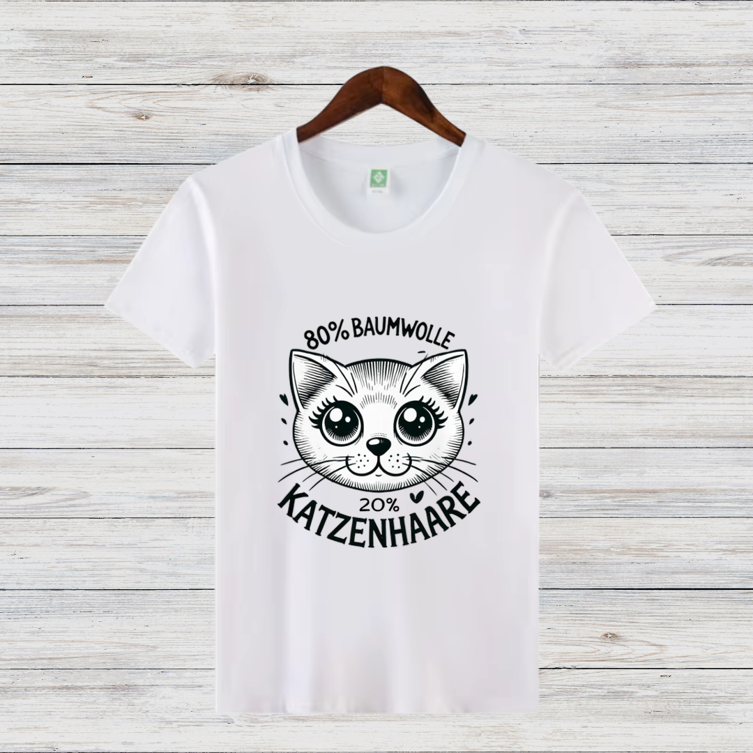 Katzen Stoff T-Shirt