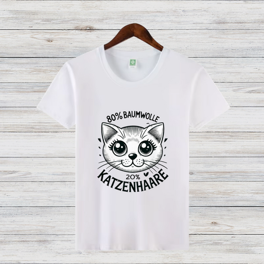 Katzen Stoff T-Shirt