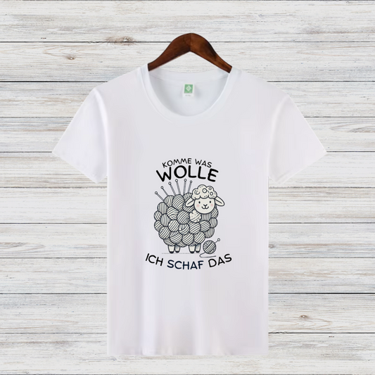 Komme was Wolle Shirt | Lustiges Strickdesign | Kreatives Statement Shirt | Perfekt für kalte Tage